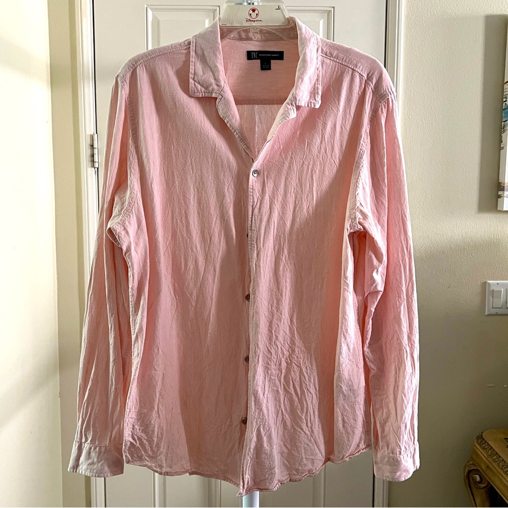 Inc International Concept Button Down Long Sleeve… - image 1